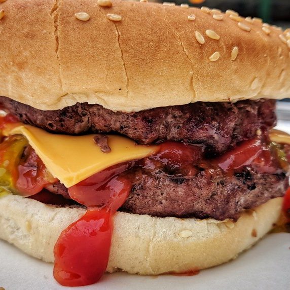 Double cheeseburger